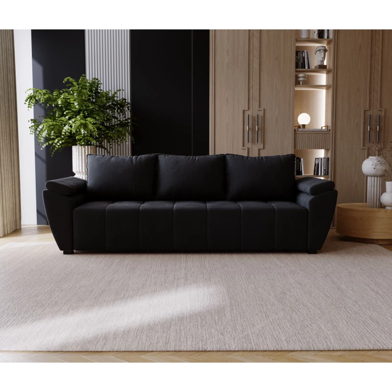 Trojmístná pohovka GAVORA - antracitová