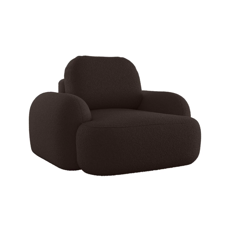 Křeslo MOHYLA - hnědé