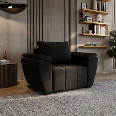 Křeslo GAVORA - antracitové