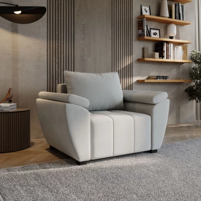 Křeslo GAVORA - šedé