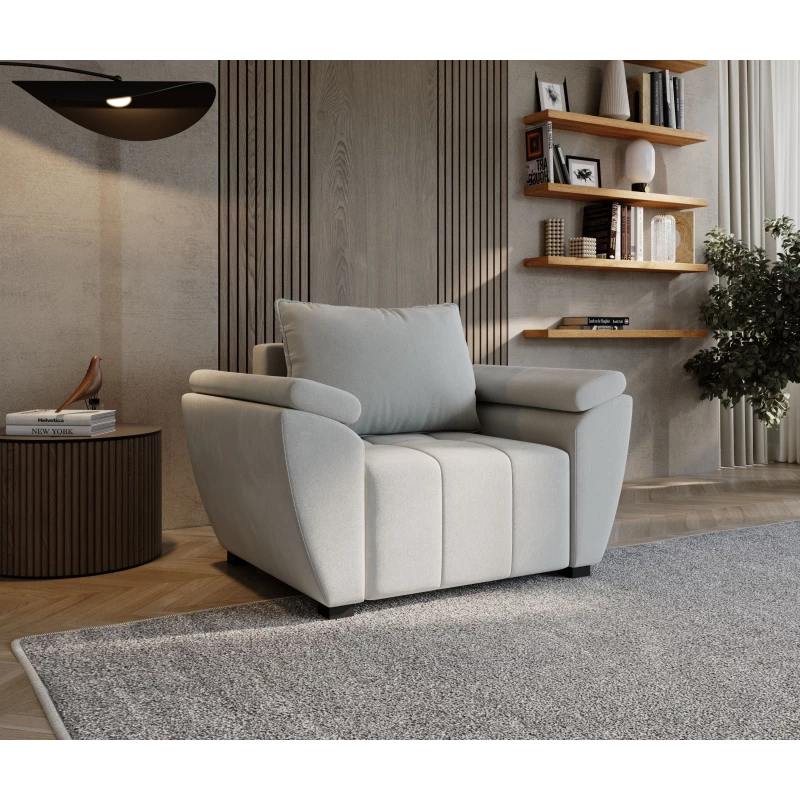 Křeslo GAVORA - šedé