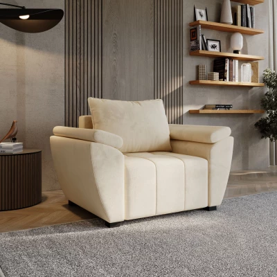 Křeslo GAVORA - krémové