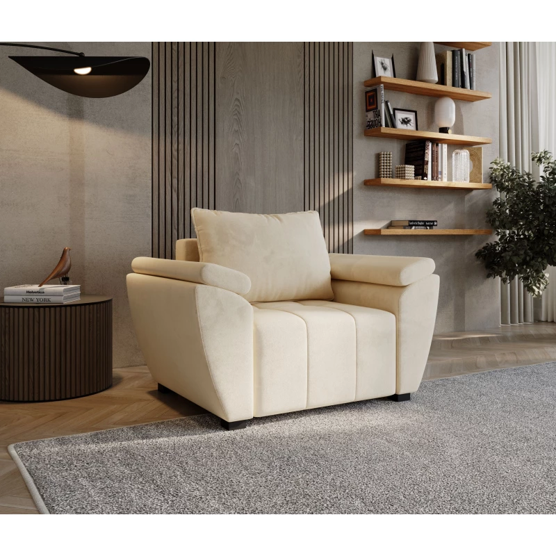 Křeslo GAVORA - krémové