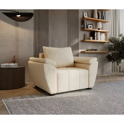 Křeslo GAVORA - krémové