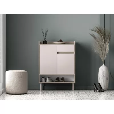 Policový botník se šuplíkem RENATE - dub cremona / kašmír