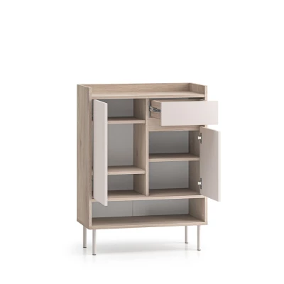 Policový botník se šuplíkem RENATE - dub cremona / kašmír