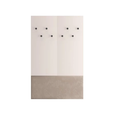 Nástěnný věšák do předsíně RENATE - kašmír / béžový