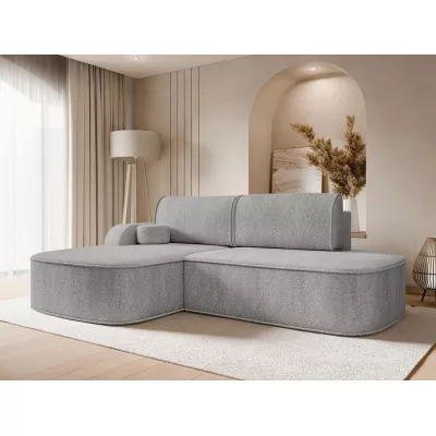 Rohová sedací souprava FESTIA - šedá, levý roh