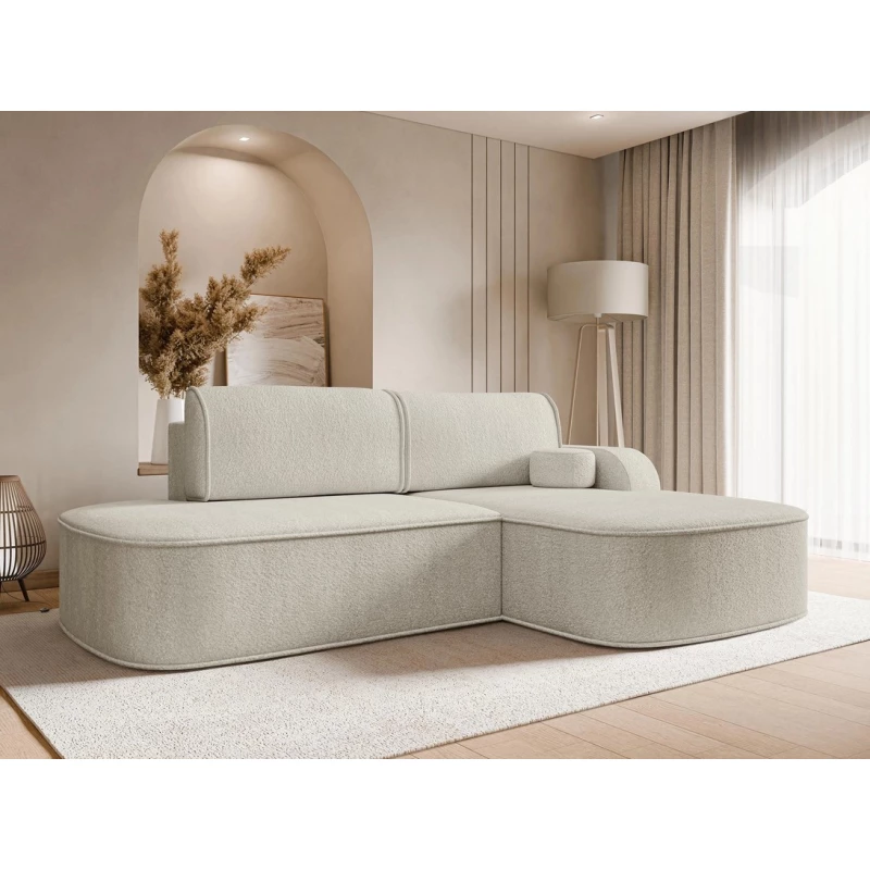 Rohová sedací souprava FESTIA - tmavá ecru, pravý roh