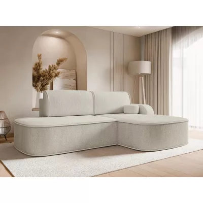 Rohová sedací souprava FESTIA - tmavá ecru, pravý roh