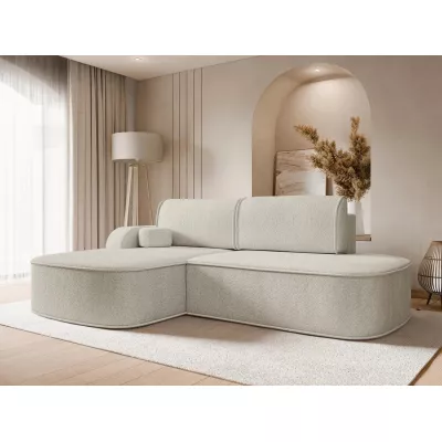 Rohová sedací souprava FESTIA - tmavá ecru, levý roh