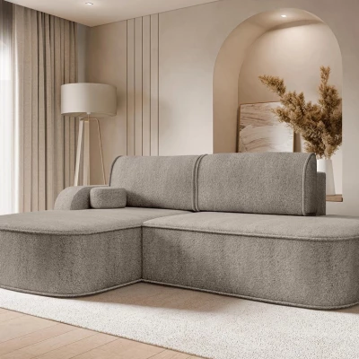 Rohová sedací souprava FESTIA - béžová, levý roh