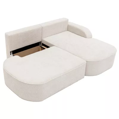 Rohová sedací souprava FESTIA - béžová, pravý roh