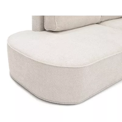 Rohová sedací souprava FESTIA - šedá, pravý roh