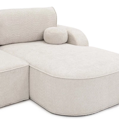 Rohová sedací souprava FESTIA - tmavá ecru, levý roh