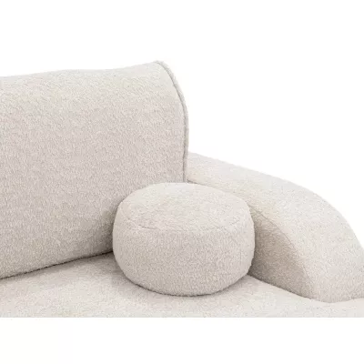 Rohová sedací souprava FESTIA - béžová, levý roh