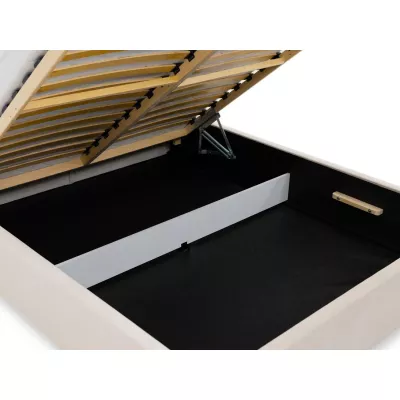 Čalouněná dvojlůžková postel 180x200 JOESON - khaki