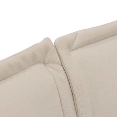 Čalouněná dvojlůžková postel 140x200 JOESON - khaki