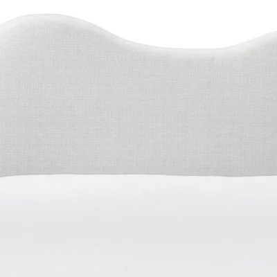 Čalouněná manželská postel 180x200 LUCIAMA - světlá béžová