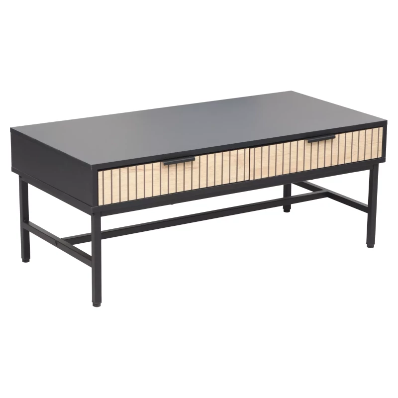 Konferenční stolek FAHIM - dub / černý