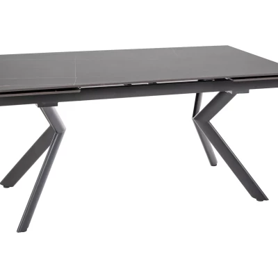 Rozkládací jídelní stůl 160(240)x90 RODMAN - černý