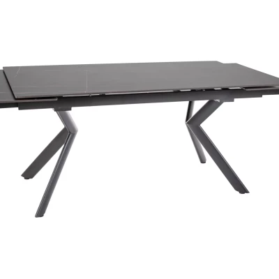 Rozkládací jídelní stůl 160(240)x90 RODMAN - černý