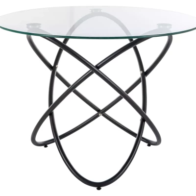 Designový skleněný stůl ORLAN - černý