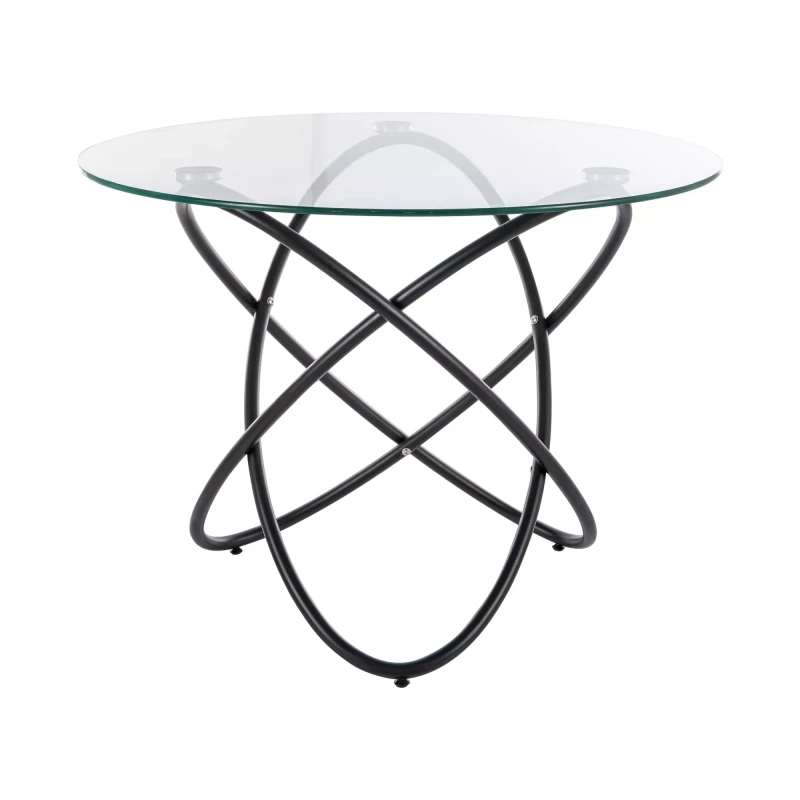 Designový skleněný stůl ORLAN - černý