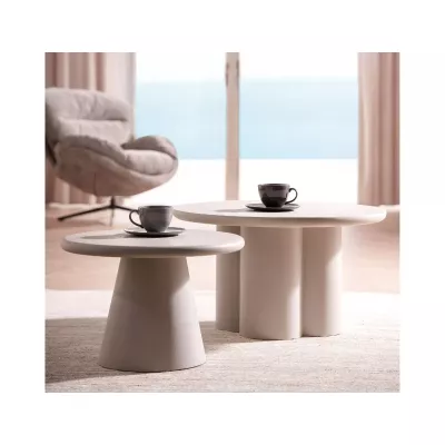 Konferenční stolek CALUM - světle šedý