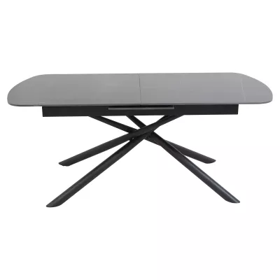 Rozkládací jídelní stůl 160(200)x90 NAZMUL - černý