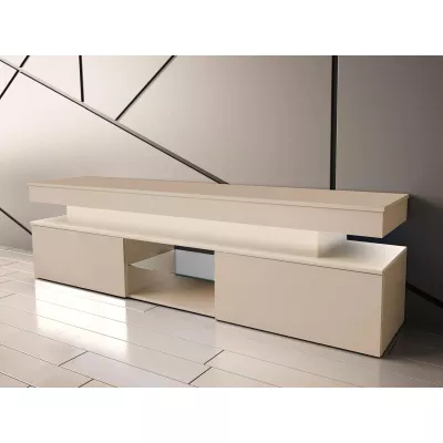 TV stolek HYDA - pískový béžový + LED osvětlení ZDARMA