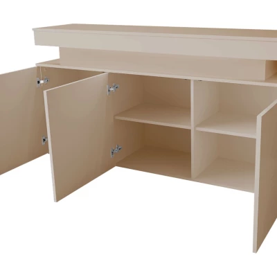 Sestava do obývacího pokoje HYDA 1 - písková béžová + LED osvětlení ZDARMA