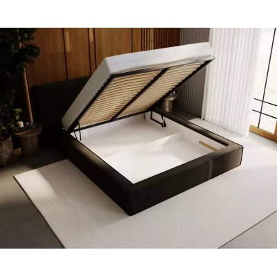 Jednolůžková čalouněná postel 120x200 TELMA 2 - šedá