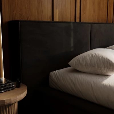 Jednolůžková čalouněná postel 120x200 TELMA 2 - černá