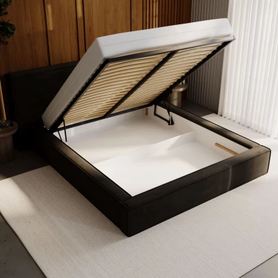 Jednolůžková čalouněná postel 120x200 TELMA 2 - vanilková