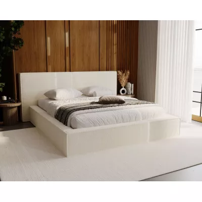 Manželská čalouněná postel 140x200 TELMA 2 - vanilková