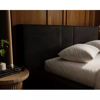 Manželská čalouněná postel 160x200 TELMA - šedá