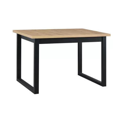 Jídelní stůl 80x120 NAPOLEON 3S - dub artisan / černý