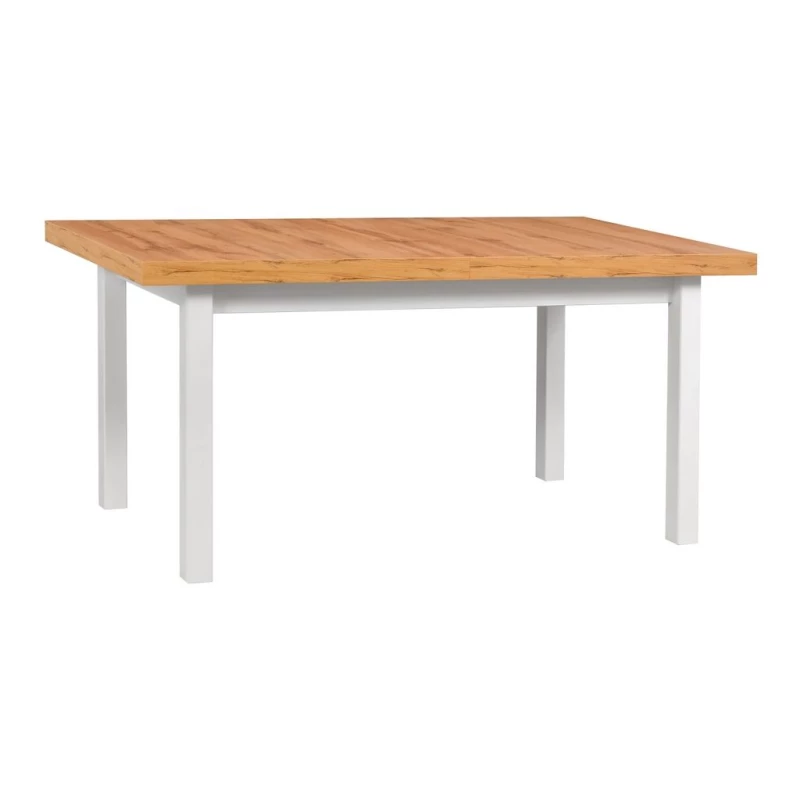 Jídelní stůl 92x160/240 (2x40) PENELOPE 6 - dub wotan / bílý