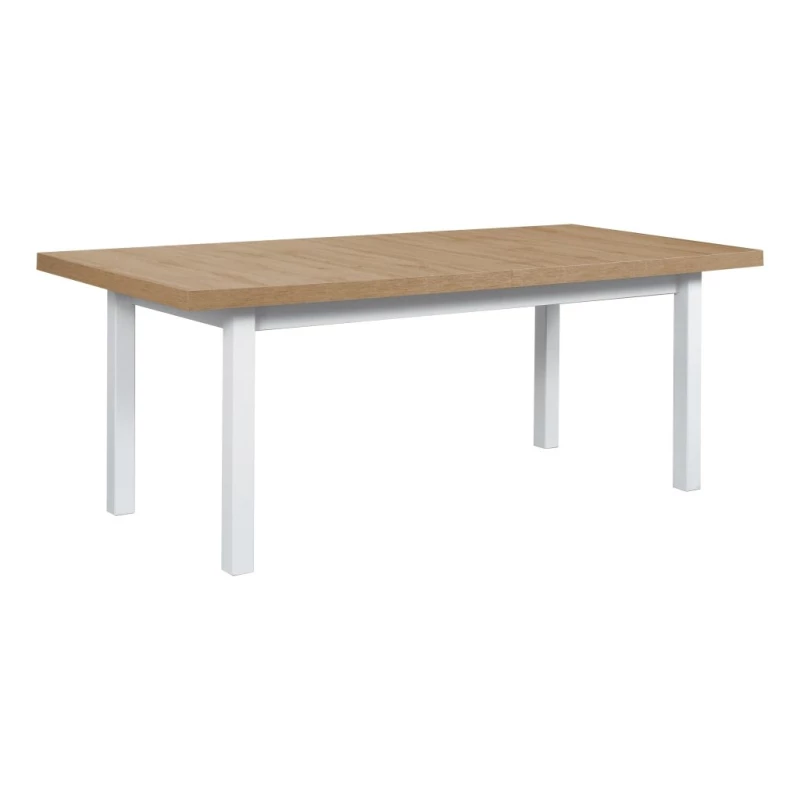 Jídelní stůl 100x200/280 (2x40) PENELOPE 7 - dub artisan / bílý