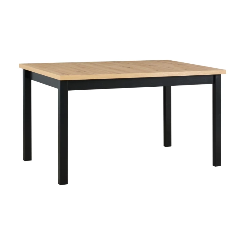 Jídelní stůl 80X120 DOROTA 1S - dub artisan / černý
