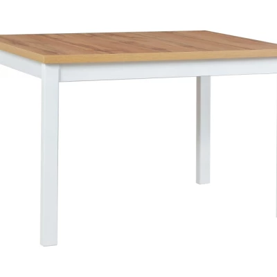 Jídelní stůl 80X140 DOROTA 2M - dub wotan / bílý