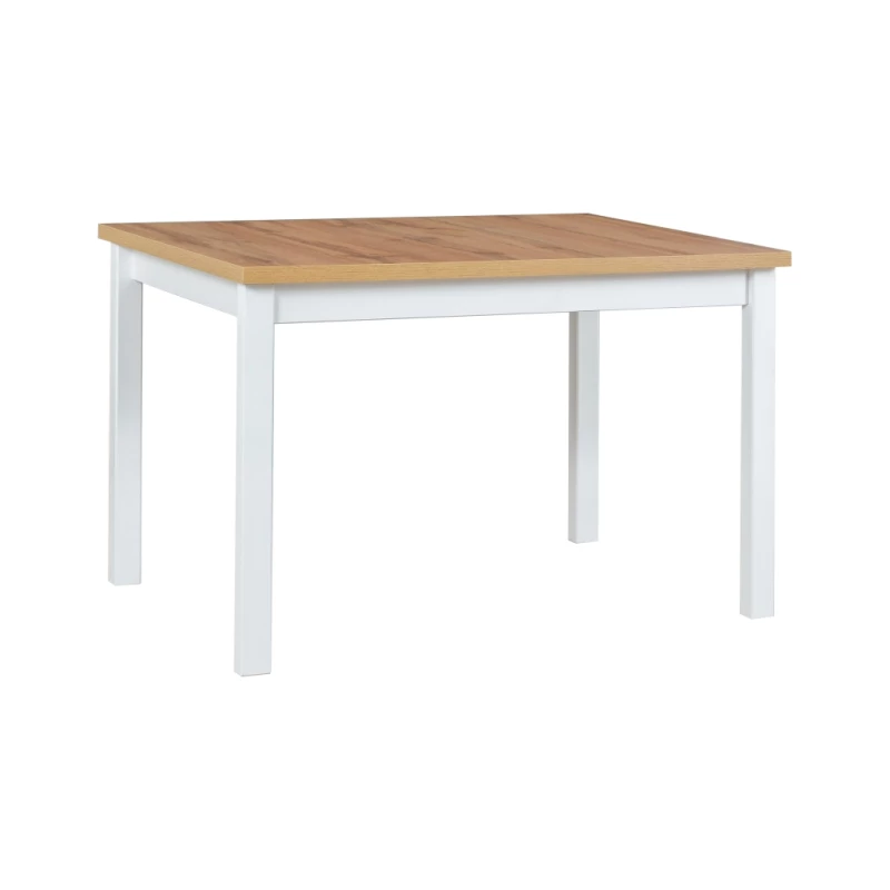 Jídelní stůl 80X140 DOROTA 2M - dub wotan / bílý