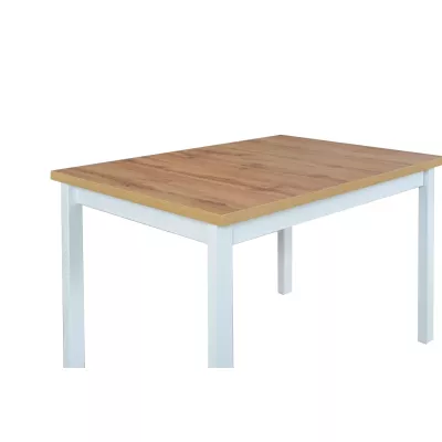 Jídelní stůl 80X140 DOROTA 2M - dub wotan / bílý