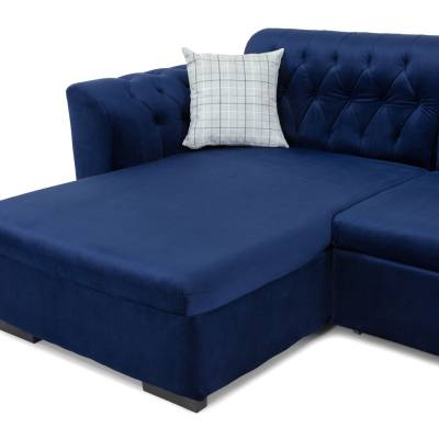 VÝPRODEJ - Sedačka do U na každodenní spaní SKAGEN - béžová, pravý roh