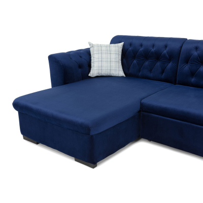 VÝPRODEJ - Sedačka do U na každodenní spaní SKAGEN - béžová, pravý roh