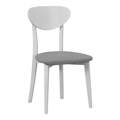 Jídelní židle NINA 7 - bílá / šedá