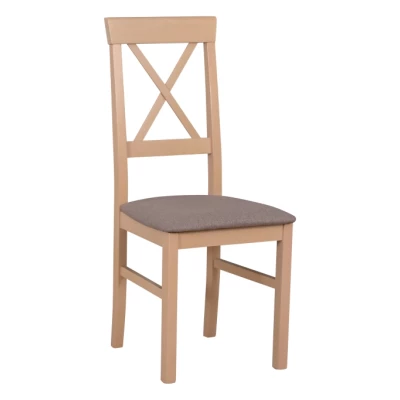 Jídelní židle JARMILA 14D - dub sonoma / hnědá