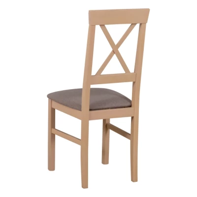 Jídelní židle JARMILA 14D - dub sonoma / hnědá