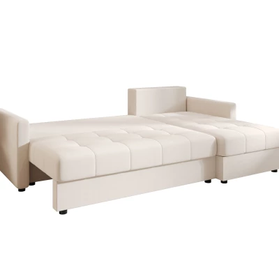 Rozkládací sedací souprava ADELINDE - smetanová, pravý roh